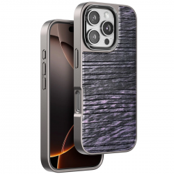 Venco İphone 16 Pro Wave Kapak - Derin Mor Venco İphone 16 Pro Wave Kapak - Derin Mor