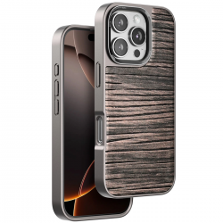 Venco İphone 16 Pro Wave Kapak - Kahverengi Venco İphone 16 Pro Wave Kapak - Kahverengi