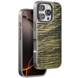 Venco İphone 16 Pro Wave Kapak - Koyu Kahve Venco İphone 16 Pro Wave Kapak - Koyu Kahve