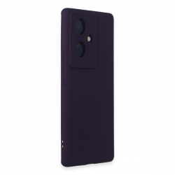 Vivo V29 Lite Kılıf Nano İçi Kadife Silikon - Mor Vivo V29 Lite Kılıf Nano İçi Kadife Silikon - Mor