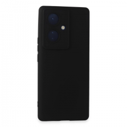Vivo V29 Lite Kılıf Nano İçi Kadife Silikon - Siyah Vivo V29 Lite Kılıf Nano İçi Kadife Silikon - Siyah