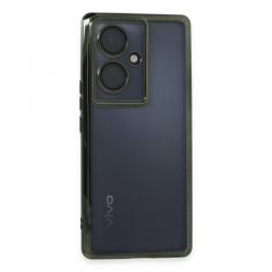 Vivo V29 Lite Kılıf Razer Lensli Silikon - Yeşil Vivo V29 Lite Kılıf Razer Lensli Silikon - Yeşil