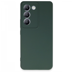 Vivo V30 Lite 4g Kılıf First Silikon - Koyu Yeşil