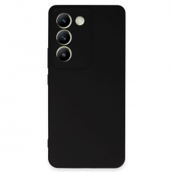 Vivo V30 Lite 4g Kılıf First Silikon - Siyah
