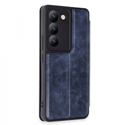 Vivo V30 Lite 4g Kılıf Flip Cover - Lacivert Vivo V30 Lite 4g Kılıf Flip Cover - Lacivert