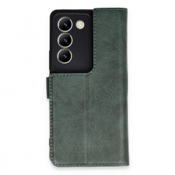 Vivo V30 Lite 4g Kılıf Trend S Plus Kapaklı Kılıf - Yeşil