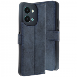 Vivo Y28 Kılıf Trend S Plus Kapaklı Kılıf - Lacivert Vivo Y28 Kılıf Trend S Plus Kapaklı Kılıf - Lacivert