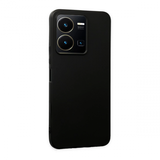 Vivo Y35 Kılıf First Silikon - Siyah