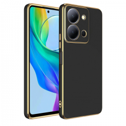 Vivo Y36 Kılıf Volet Silikon - Siyah Vivo Y36 Kılıf Volet Silikon - Siyah