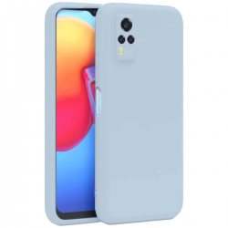 Vivo Y53s Kılıf Nano İçi Kadife Silikon - Buz Mavi Vivo Y53s Kılıf Nano İçi Kadife Silikon - Buz Mavi