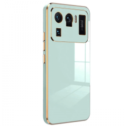 Xiaomi Mi 11 Ultra Kılıf Volet Silikon - Açık Yeşil Xiaomi Mi 11 Ultra Kılıf Volet Silikon - Açık Yeşil