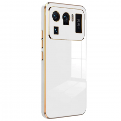 Xiaomi Mi 11 Ultra Kılıf Volet Silikon - Beyaz Xiaomi Mi 11 Ultra Kılıf Volet Silikon - Beyaz