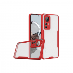 Xiaomi Mi 12t Kılıf Platin Silikon - Kırmızı Xiaomi Mi 12t Kılıf Platin Silikon - Kırmızı