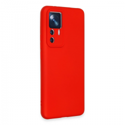 Xiaomi Mi 12t Pro Kılıf Nano İçi Kadife Silikon - Kırmızı Xiaomi Mi 12t Pro Kılıf Nano İçi Kadife Silikon - Kırmızı