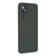 Xiaomi Mi 12t Pro Kılıf Nano İçi Kadife Silikon - Koyu Yeşil
