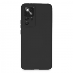 Xiaomi Mi 12t Pro Kılıf Nano İçi Kadife Silikon - Siyah Xiaomi Mi 12t Pro Kılıf Nano İçi Kadife Silikon - Siyah