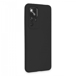 Xiaomi Mi 12t Pro Kılıf Nano İçi Kadife Silikon - Siyah Xiaomi Mi 12t Pro Kılıf Nano İçi Kadife Silikon - Siyah