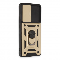 Xiaomi Mi 12t Pro Kılıf Pars Lens Yüzüklü Silikon - Gold Xiaomi Mi 12t Pro Kılıf Pars Lens Yüzüklü Silikon - Gold