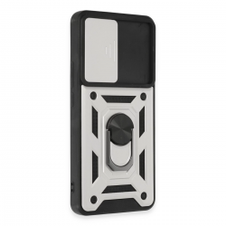 Xiaomi Mi 12t Pro Kılıf Pars Lens Yüzüklü Silikon - Gümüş Xiaomi Mi 12t Pro Kılıf Pars Lens Yüzüklü Silikon - Gümüş