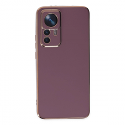 Xiaomi Mi 12t Pro Kılıf Volet Silikon - Mor Xiaomi Mi 12t Pro Kılıf Volet Silikon - Mor