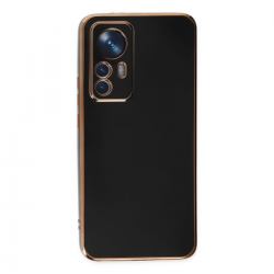 Xiaomi Mi 12t Pro Kılıf Volet Silikon - Siyah Xiaomi Mi 12t Pro Kılıf Volet Silikon - Siyah