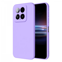 Xiaomi Mi 14t Pro Kılıf Nano İçi Kadife Silikon - Lila Xiaomi Mi 14t Pro Kılıf Nano İçi Kadife Silikon - Lila