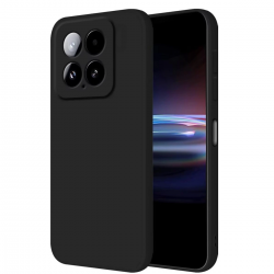Xiaomi Mi 14t Pro Kılıf Nano İçi Kadife Silikon - Siyah Xiaomi Mi 14t Pro Kılıf Nano İçi Kadife Silikon - Siyah