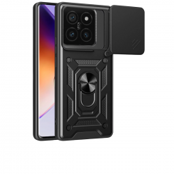 Xiaomi Mi 14t Pro Kılıf Pars Lens Yüzüklü Silikon - Siyah Xiaomi Mi 14t Pro Kılıf Pars Lens Yüzüklü Silikon - Siyah