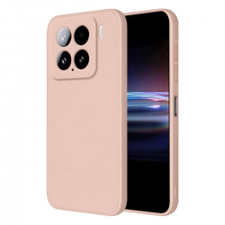 Xiaomi Mi 15 Pro Kılıf Nano İçi Kadife Silikon - Pudra Xiaomi Mi 15 Pro Kılıf Nano İçi Kadife Silikon - Pudra