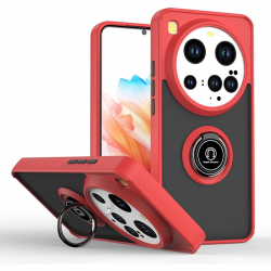 Xiaomi Mi 15 Ultra Kılıf Montreal Yüzüklü Silikon Kapak - Kırmızı Xiaomi Mi 15 Ultra Kılıf Montreal Yüzüklü Silikon Kapak - Kırmızı