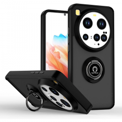 Xiaomi Mi 15 Ultra Kılıf Montreal Yüzüklü Silikon Kapak - Siyah Xiaomi Mi 15 Ultra Kılıf Montreal Yüzüklü Silikon Kapak - Siyah