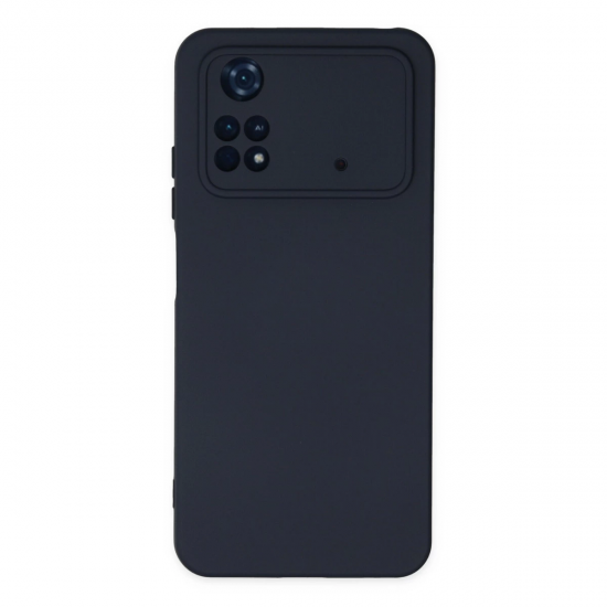 Xiaomi Poco M4 Pro 4g Kılıf Nano İçi Kadife Silikon - Lacivert