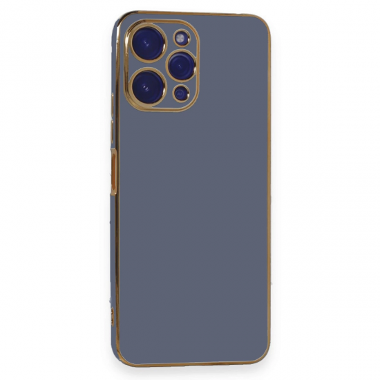 Xiaomi Poco M6 Pro 5g Kılıf Volet Silikon - Mavi