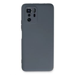 Xiaomi Poco X3 Gt Kılıf Nano İçi Kadife Silikon - Gri