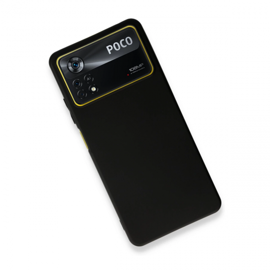 Xiaomi Poco X4 Pro 5g Kılıf First Silikon - Siyah