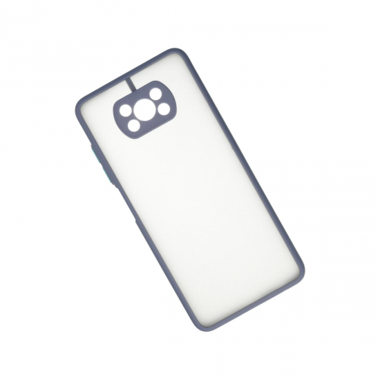 Xiaomi Pocophone X3 Kılıf Montreal Silikon Kapak - Gri