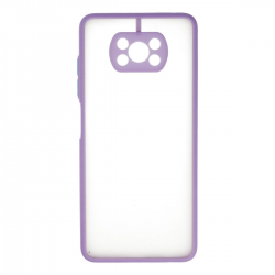 Xiaomi Pocophone X3 Kılıf Montreal Silikon Kapak - Mor Xiaomi Pocophone X3 Kılıf Montreal Silikon Kapak - Mor