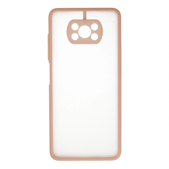 Xiaomi Pocophone X3 Kılıf Montreal Silikon Kapak - Pembe