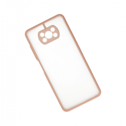 Xiaomi Pocophone X3 Kılıf Montreal Silikon Kapak - Pembe Xiaomi Pocophone X3 Kılıf Montreal Silikon Kapak - Pembe