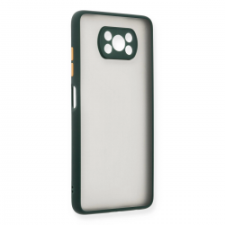 Xiaomi Pocophone X3 Kılıf Montreal Silikon Kapak - Yeşil Xiaomi Pocophone X3 Kılıf Montreal Silikon Kapak - Yeşil