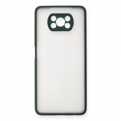 Xiaomi Pocophone X3 Kılıf Montreal Silikon Kapak - Yeşil Xiaomi Pocophone X3 Kılıf Montreal Silikon Kapak - Yeşil