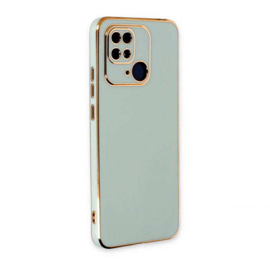 Xiaomi Redmi 10c Kılıf Volet Silikon - Açık Yeşil