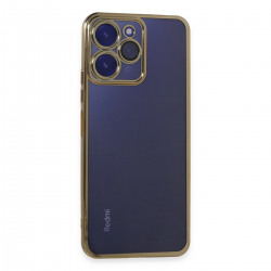 Xiaomi Redmi 12 Kılıf Razer Lensli Silikon - Gold Xiaomi Redmi 12 Kılıf Razer Lensli Silikon - Gold