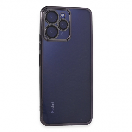 Xiaomi Redmi 12 Kılıf Razer Lensli Silikon - Mor