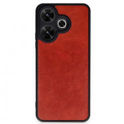 Xiaomi Redmi 13 4g Kılıf Aras Deri Kapak - Kırmızı