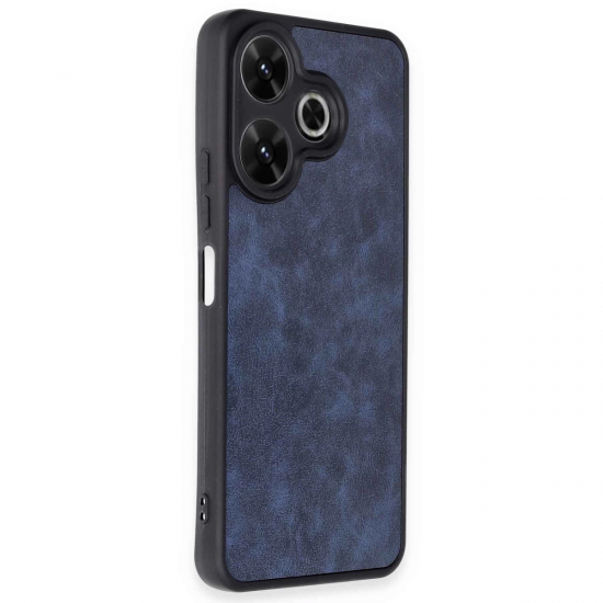 Xiaomi Redmi 13 4g Kılıf Aras Deri Kapak - Lacivert