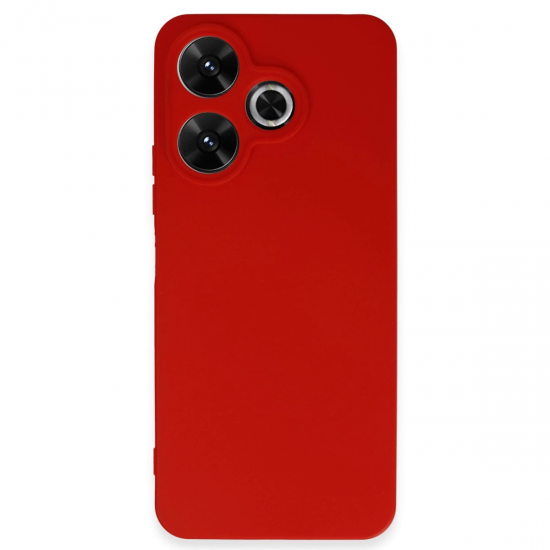 Xiaomi Redmi 13 4g Kılıf First Silikon - Kırmızı