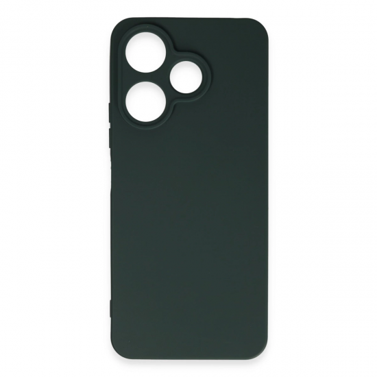 Xiaomi Redmi 13 4g Kılıf First Silikon - Koyu Yeşil