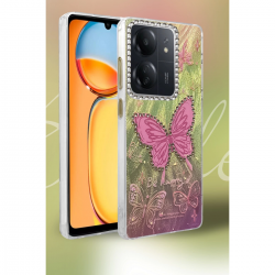 Xiaomi Redmi 13c Kılıf Blade Aynalı Desenli Kapak - Desen 3 Xiaomi Redmi 13c Kılıf Blade Aynalı Desenli Kapak - Desen 3