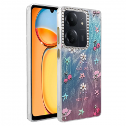 Xiaomi Redmi 13c Kılıf Blade Aynalı Desenli Kapak - Desen 4 Xiaomi Redmi 13c Kılıf Blade Aynalı Desenli Kapak - Desen 4